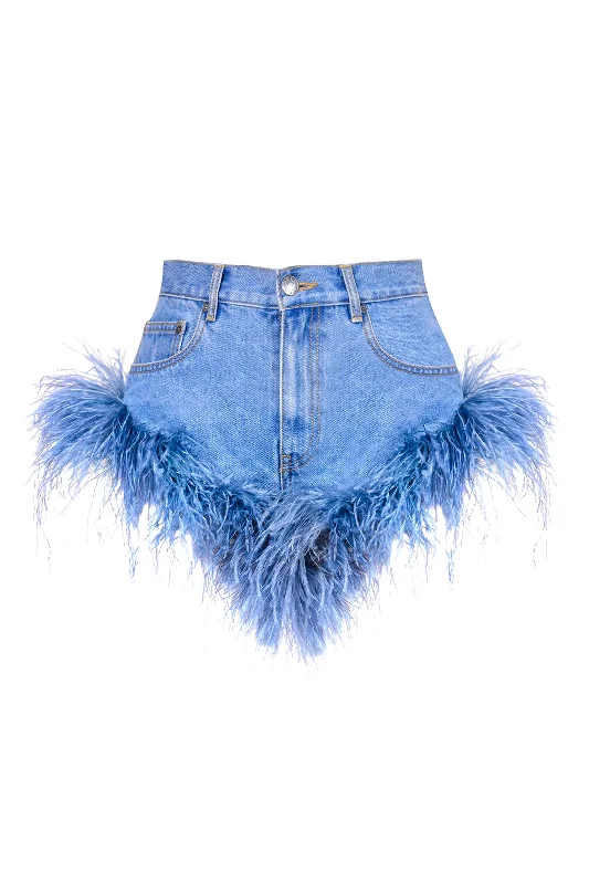 Feather Trim Hot Short