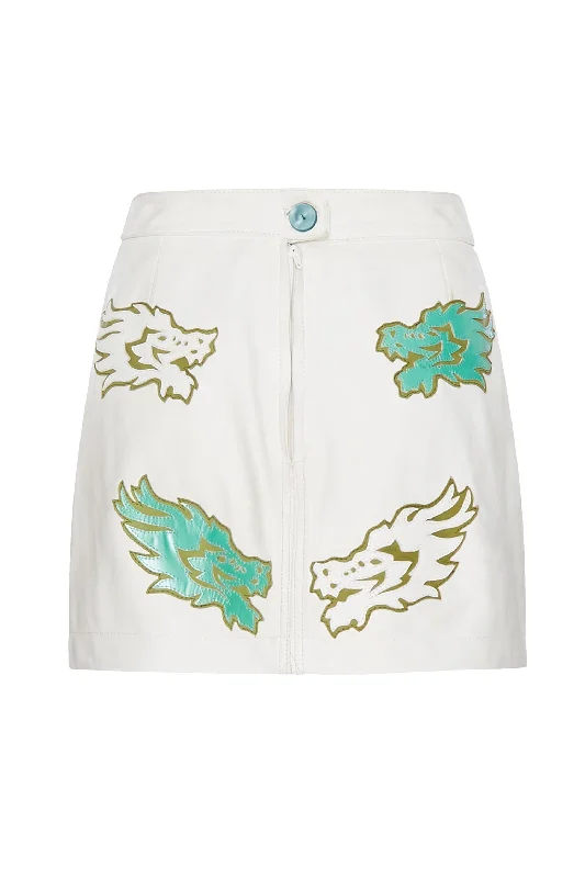 White Jade Dragon Skirt