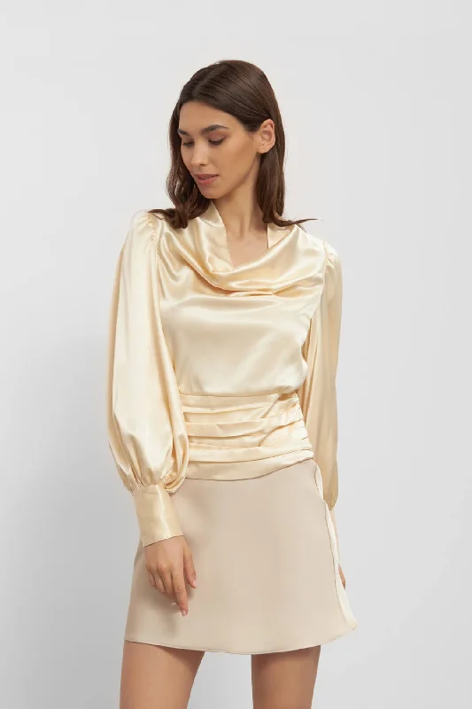 Soho Blouse - Nude