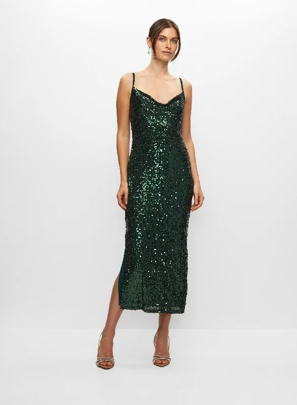 Sleeveless Sequin Dress