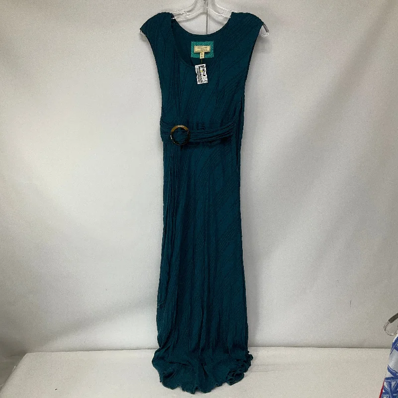 Dress Casual Maxi By Anthropologie In Aqua, Size: 2