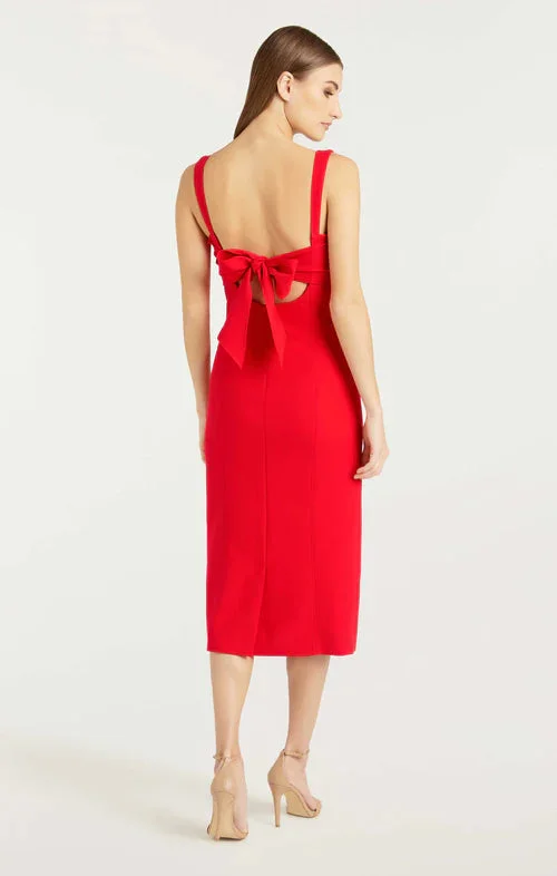 Luana Dress - Bright Crimson