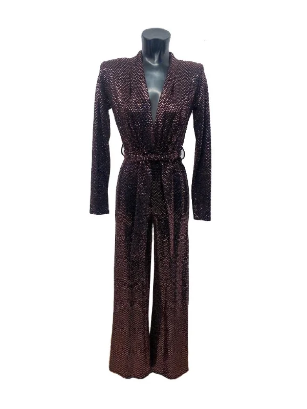 Rose Gold Sequin Jumpsuit